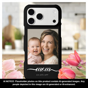 Personalized Mom Photo Year Established Modern