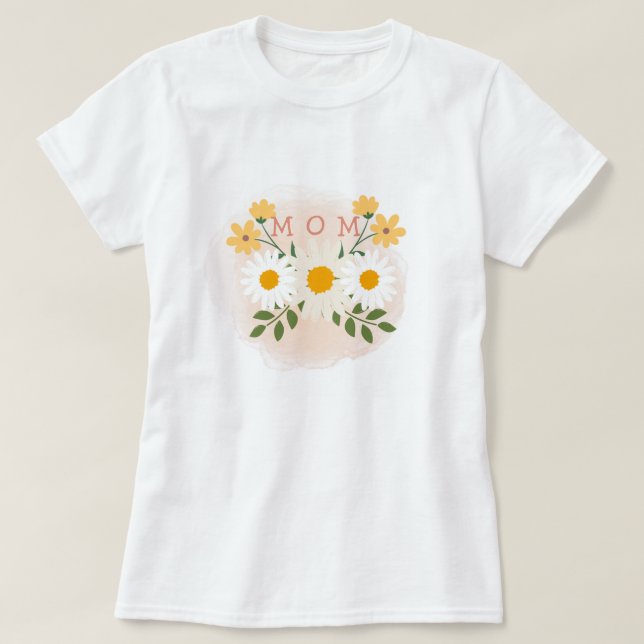 Personalized Mom T-Shirt Mother’s Day  (Design Front)
