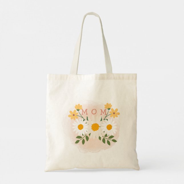 Personalized Mom Tote Bag Mothers Day (Back)