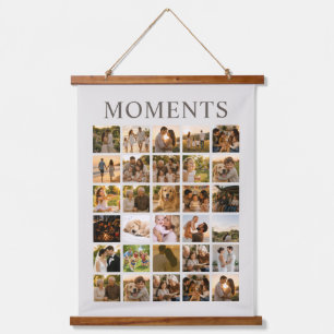Personalized Moments Photo Collage Hanging Tapestry