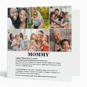 Personalized Mommy Definition 6 Photo Collage Binder