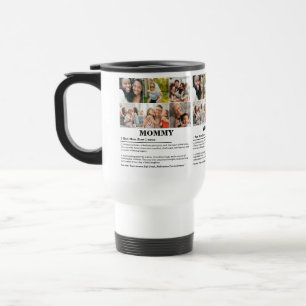 Personalized Mommy Definition 6 Photo Collage Travel Mug