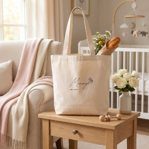Personalized Mommy EST. Year Tote Bag gift for MOM