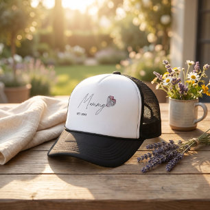 Personalized Mommy EST. Year Trucker Hat for MOM