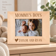 Personalized Mommy’s Boys Picture Frame