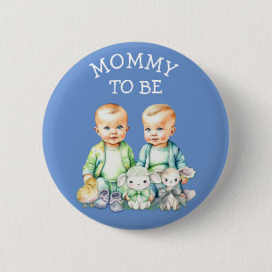 Personalized Mommy to be Baby Shower Button