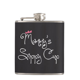 Personalized Mommy's Sippy Cup Flask