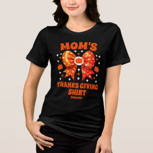 Personalized Mom's Thanksgiving Shirt
