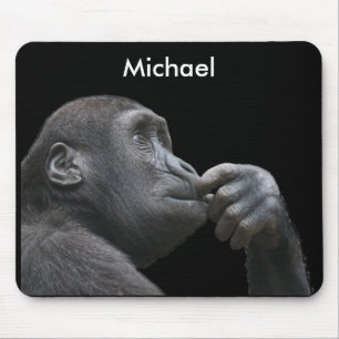 Personalized Monkey Business Mouse Pad