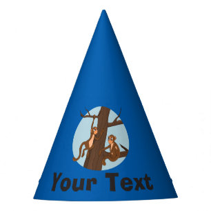 Personalized Monkeys climbing the tree Party Hat