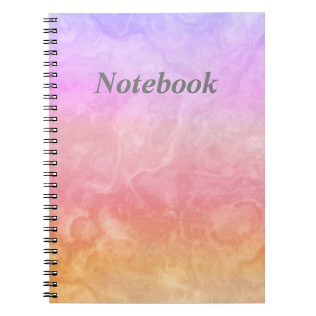 Personalized Monochrome Photo Scrapbook Notebook (Front)