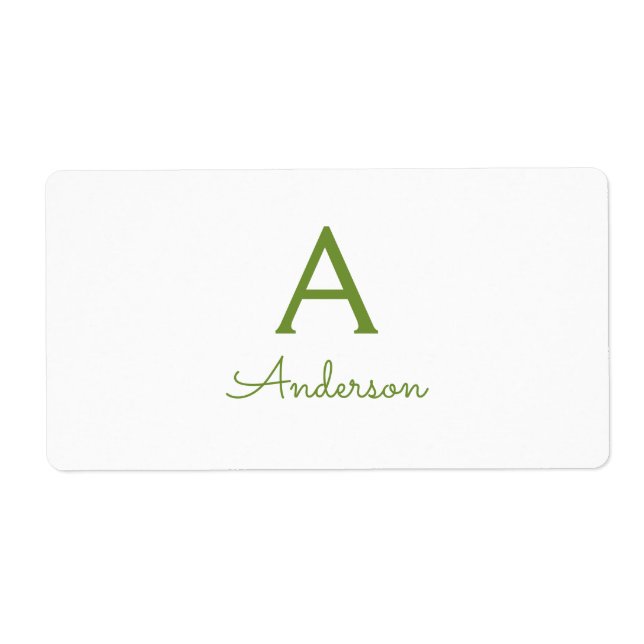 Personalized Monogram  (Front)