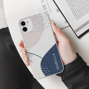 Personalized Monogram Abstract iPhone 15 Pro Max Case