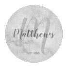 Personalized Monogram and Family Name Marble