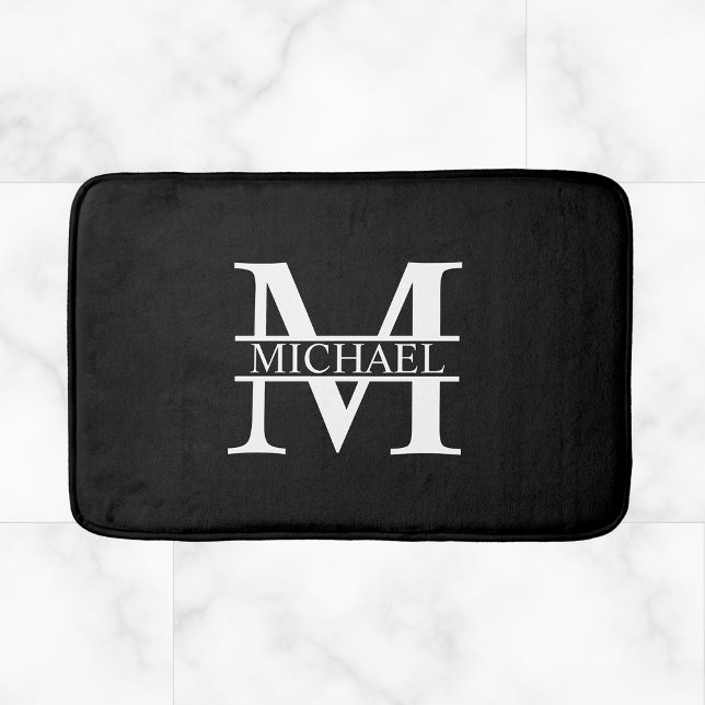 Personalized Monogram and Name Bath Mat (Creator Uploaded)