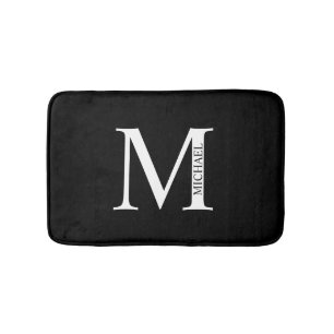 Personalized Monogram and Name Bathroom Mat