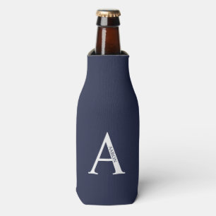Personalized Monogram and Name Bottle Cooler