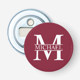 Personalized Monogram and Name Bottle Opener