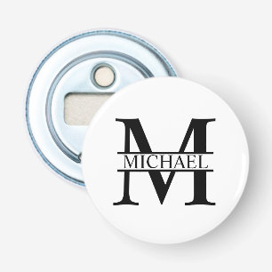 Personalized Monogram and Name Bottle Opener