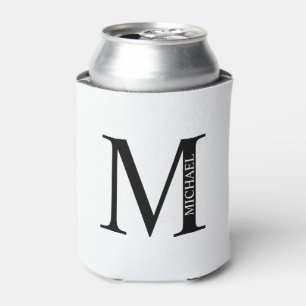 Personalized Monogram and Name Can Cooler
