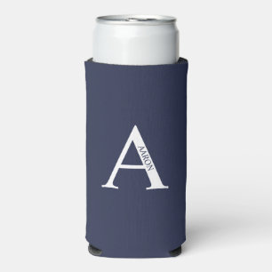 Personalized Monogram and Name Can Cooler