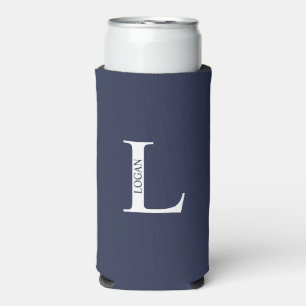 Personalized Monogram and Name Can Cooler
