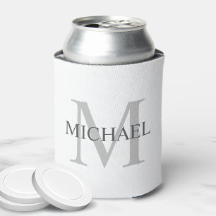 Personalized Monogram and Name Can Cooler