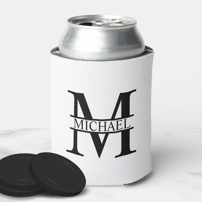 Personalized Monogram and Name Can Cooler (Creator Uploaded)