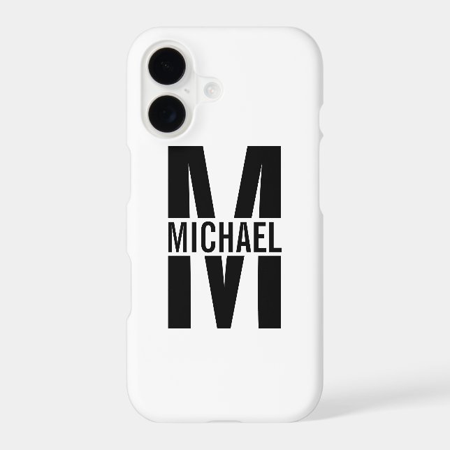 Personalized Monogram and Name Case-Mate iPhone Ca (Back)
