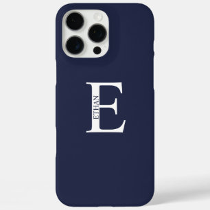 Personalized Monogram and Name iPhone 16 Pro Max Case