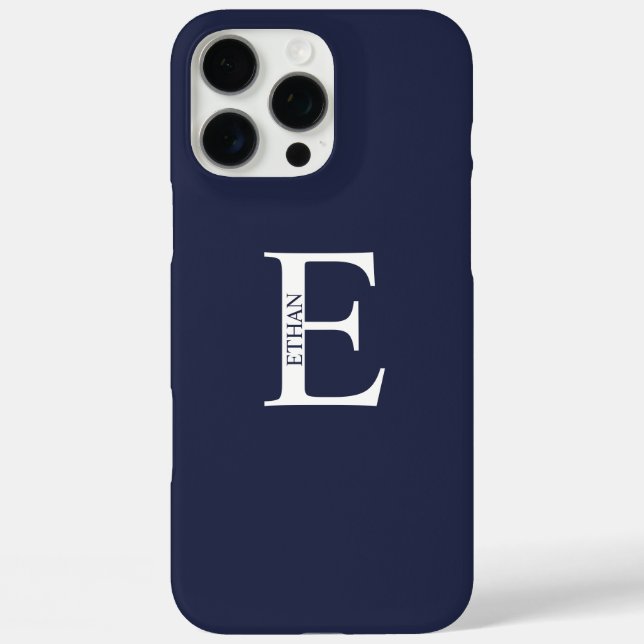 Personalized Monogram and Name Case-Mate iPhone Case (Back)