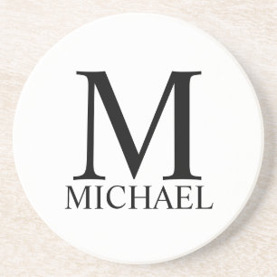 Personalized Monogram and Name Coaster
