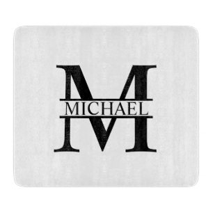 Personalized Monogram and Name Cutting Board
