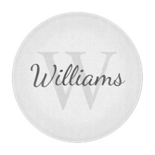 Personalized Monogram and Name Cutting Board