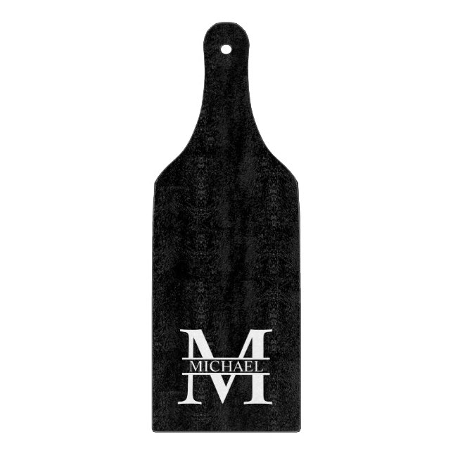 Personalized Monogram and Name Cutting Board (Front)