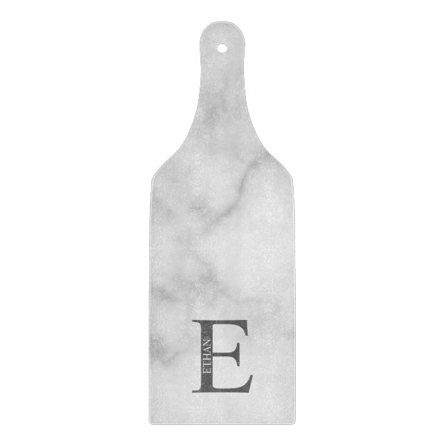 Personalized Monogram and Name Cutting Board (Front)