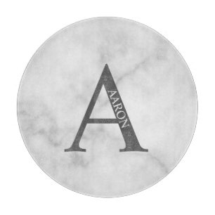 Personalized Monogram and Name Cutting Board