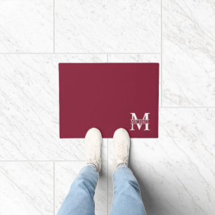 Personalized Monogram and Name Doormat