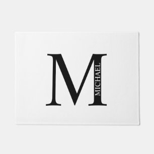 Personalized Monogram and Name Doormat