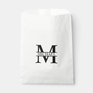 Personalized Monogram and Name Favour Bag