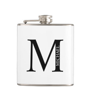 Personalized Monogram and Name Flask