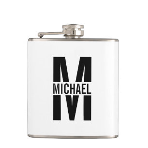 Personalized Monogram and Name Flask