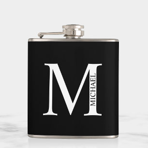 Personalized Monogram and Name Flask