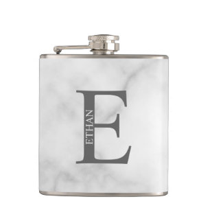 Personalized Monogram and Name Flask