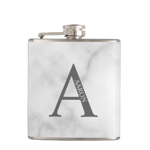 Personalized Monogram and Name Flask