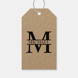 Personalized Monogram and Name Gift Tags