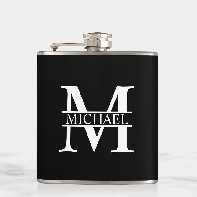 Personalized Monogram and Name Hip Flask (Creator Uploaded)