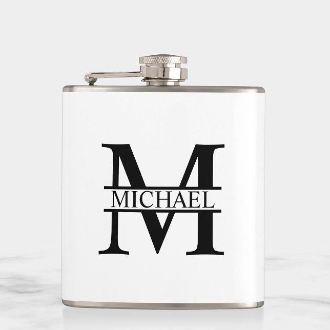 Personalized Monogram and Name Hip Flask (Creator Uploaded)