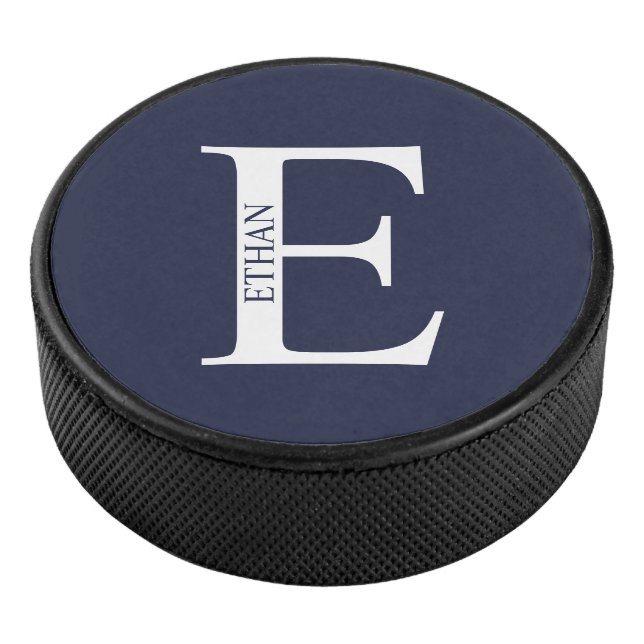 Personalized Monogram and Name Hockey Puck (3/4)