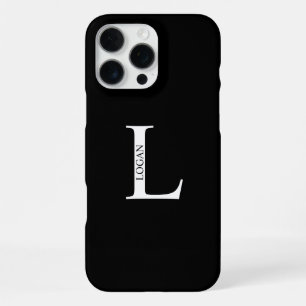 Personalized Monogram and Name iPhone 16 Pro Max Case